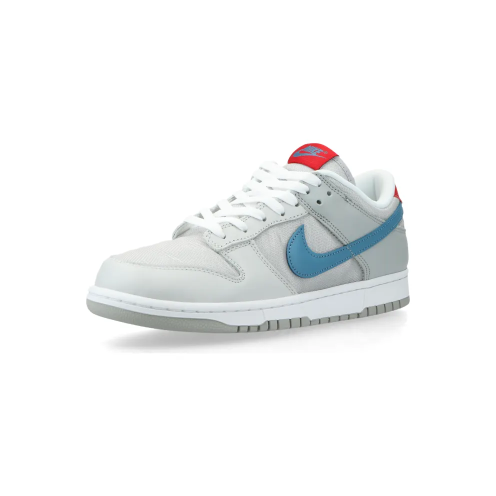 Nike Dunk Low QS “Silver Surfer” (metallic silver / aegean storm) – HF0391-001