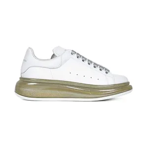 Alexander McQueen Court Trainers Gold Translucent (634151WHWKV9596)