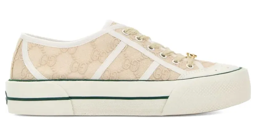 Gucci Sneakers met plateauzool – Beige (854439FAFZ4)