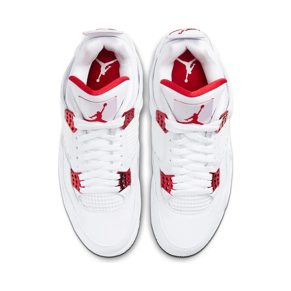 Jordan 4 Retro Metallic Red White/Metallic Silver-University Red (CT8527-112)