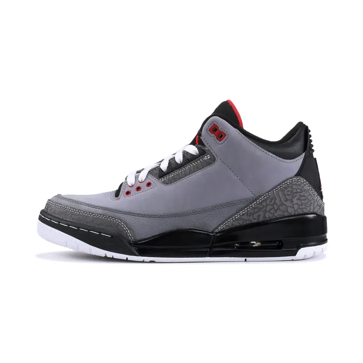 Air Jordan 3 Retro “Stealth / Light Graphite / Black / Varsity Red” (136064-003)
