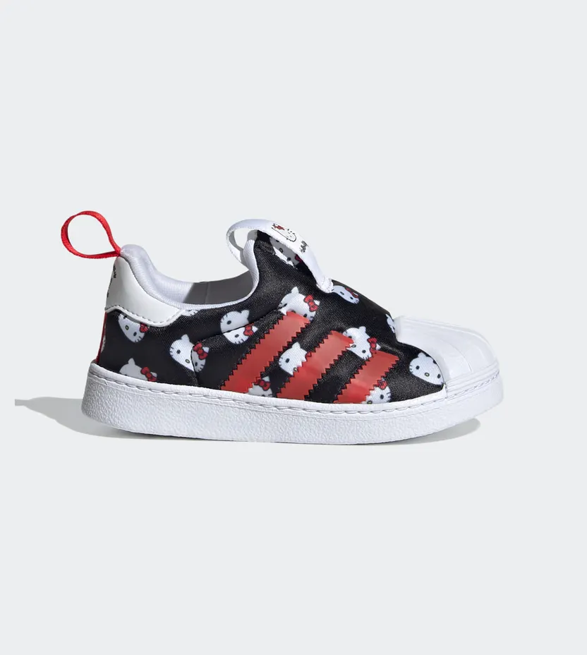 adidas Hello Kitty Superstar 360 Cloud White / Core Black / Vivid Red (GY9214)