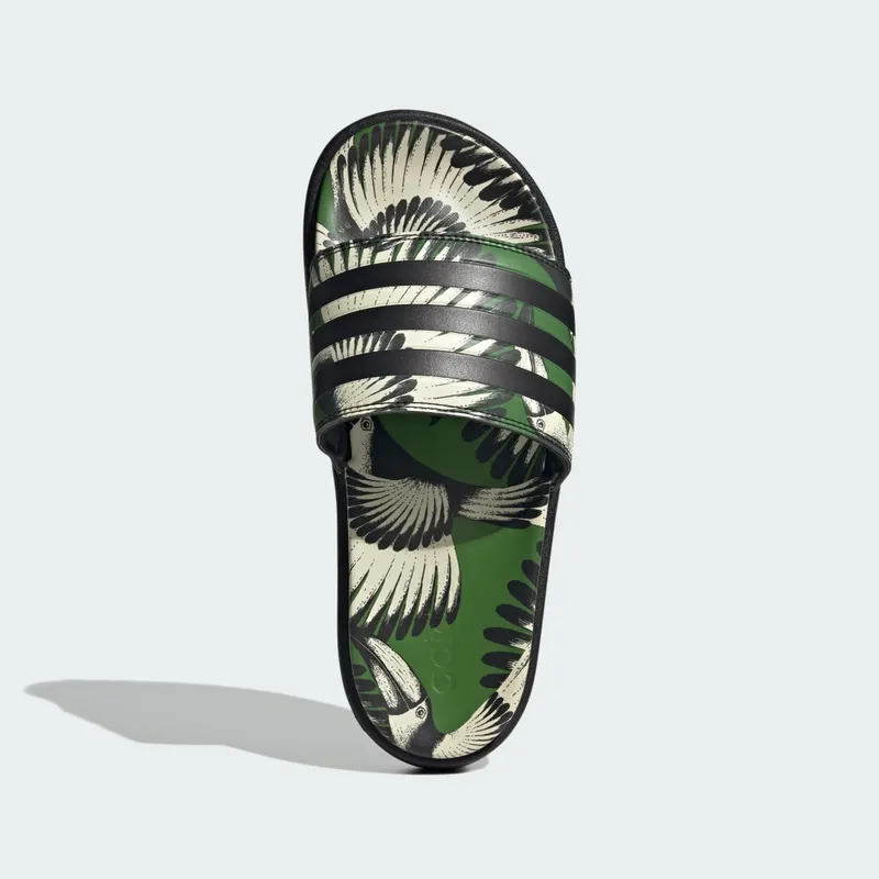 Adidas adilette Platform Slides Crew Green / Core Black / Core Black (JI4754)