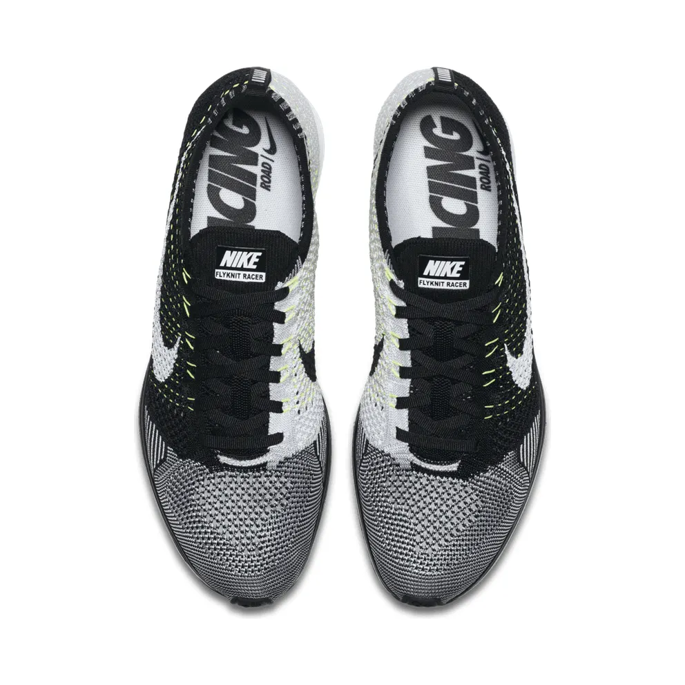 Nike Flyknit Racer Orca Black White Volt (526628-011)