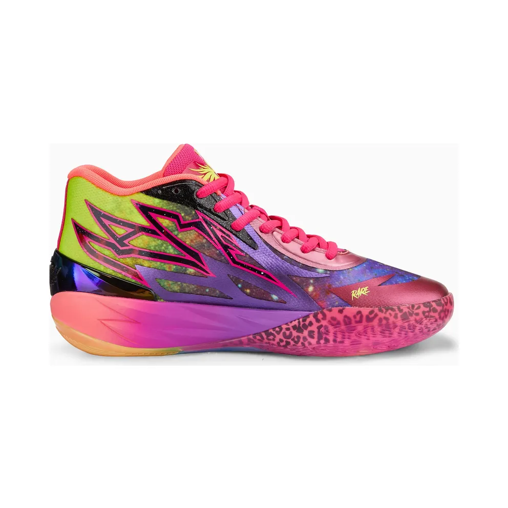 Puma MB.02 Be You Basketball Shoes Pink/Black/Yellow (378283-01)
