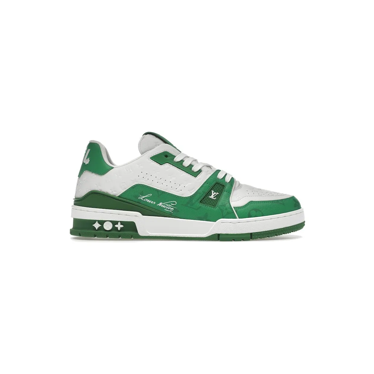 Louis Vuitton Trainer #54 Signature Green White (1AANG3)