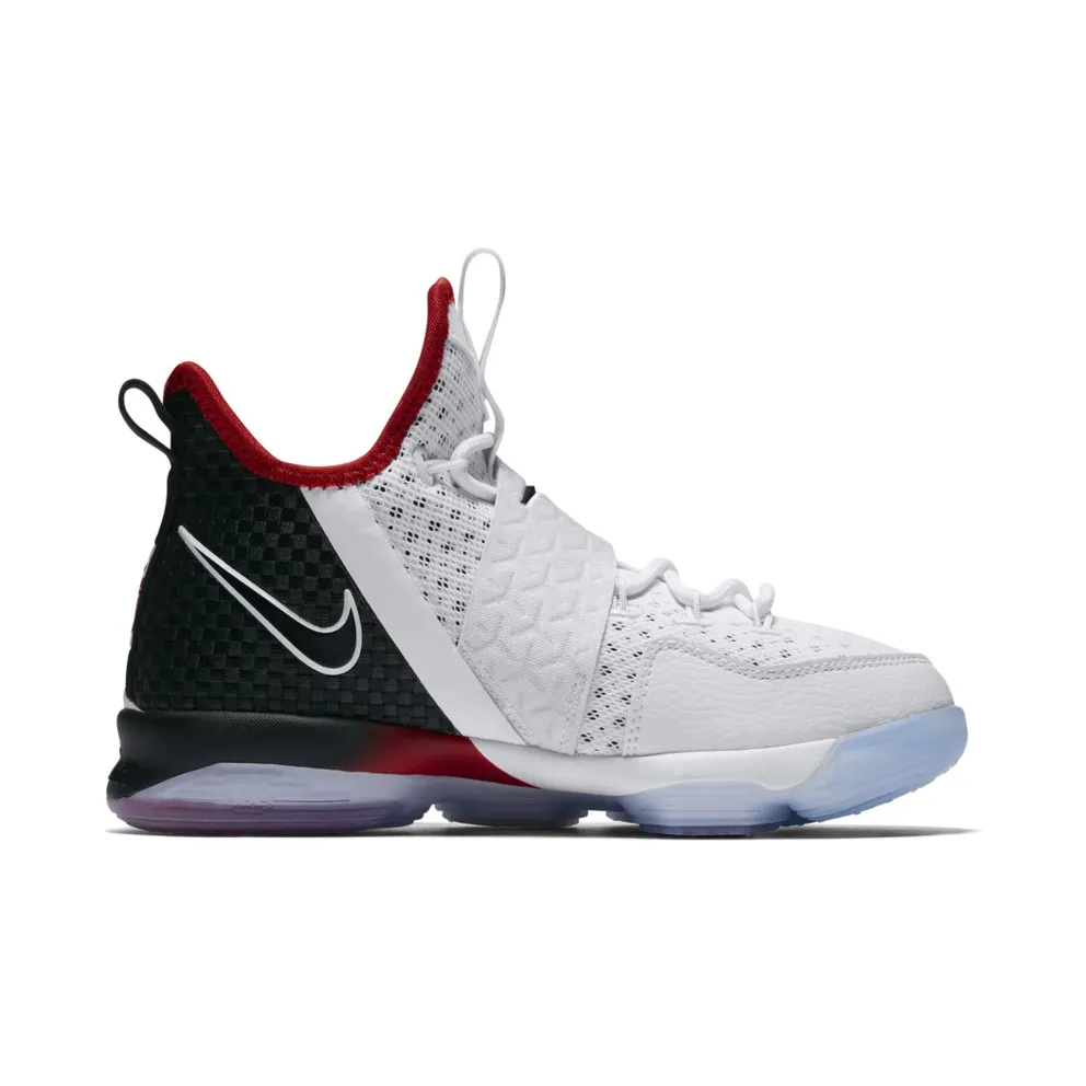 Nike LeBron 14 Flip the Switch (GS) White/Black-University Red (859468-103)