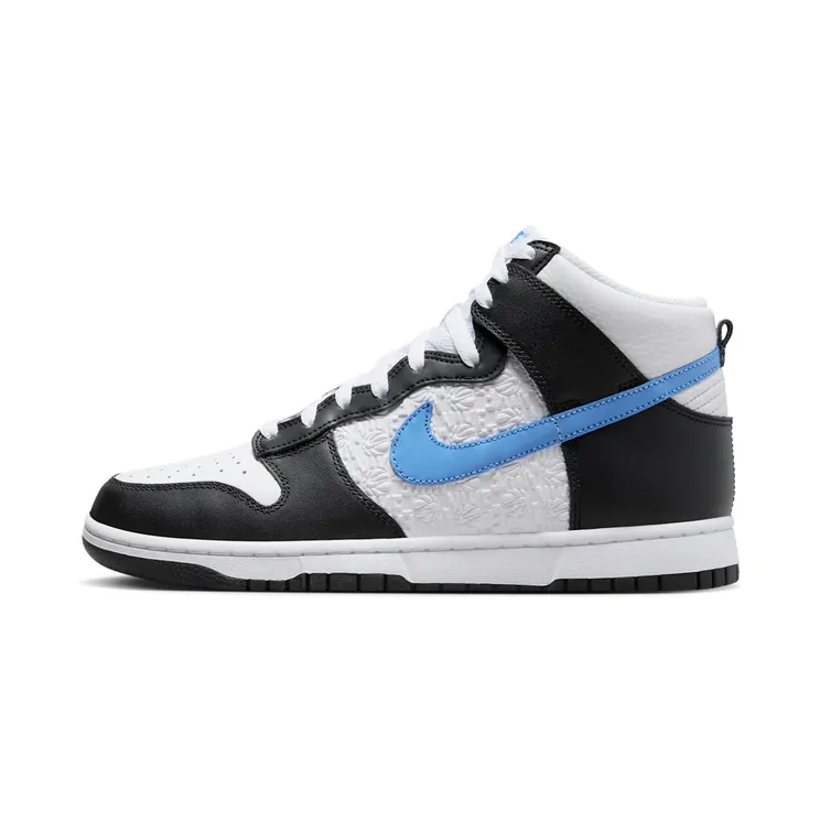 Nike Dunk High Retro FLC “Black / White / University Blue” (FJ4210-001)