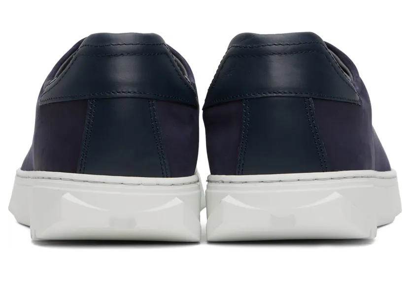Salvatore Ferragamo Navy Cube Sneakers (686300 02A888008) (2)