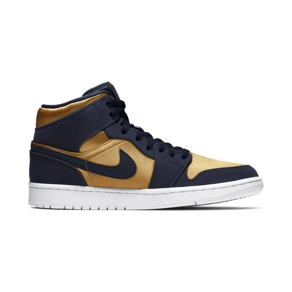 Jordan 1 Mid Obsidian Desert Ochre Obsidian/Hyper Violet-Desert Ore-White (852542-401)