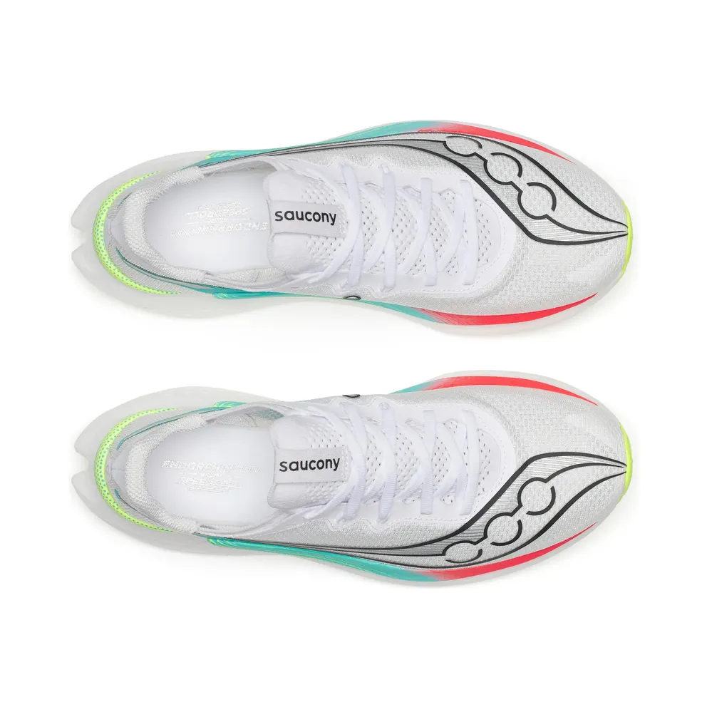 SAUCONY Endorphin Pro 5 “White / Multi” (S101360-1010)