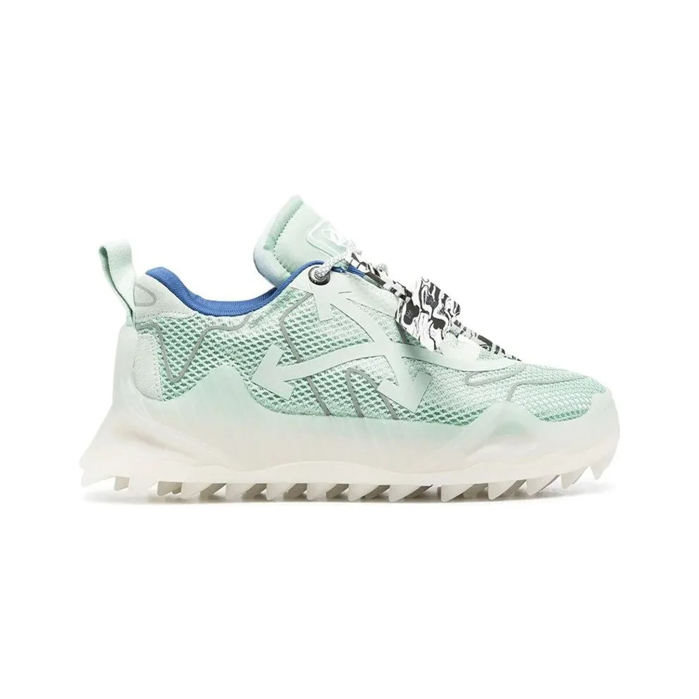Off-White Green Odsy Mesh Low-Top Sneakers (OMIA179R21FAB0015172)
