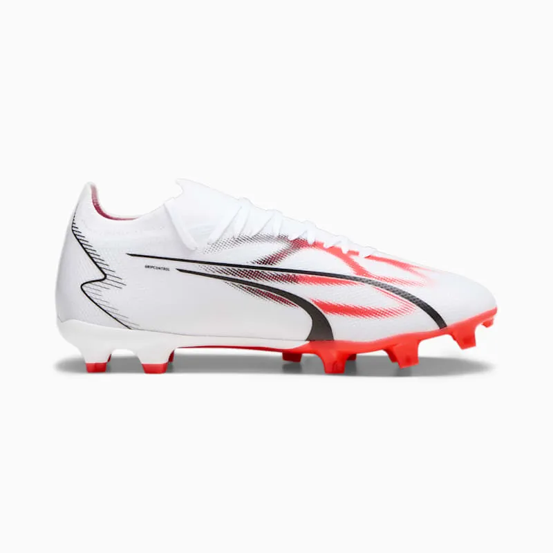 Puma Ultra Match FG/AG White Black Fire Orchid (107347-01)