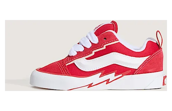 Vans Knu Skool Knalrood / Wit (VN000XYEIZQ)
