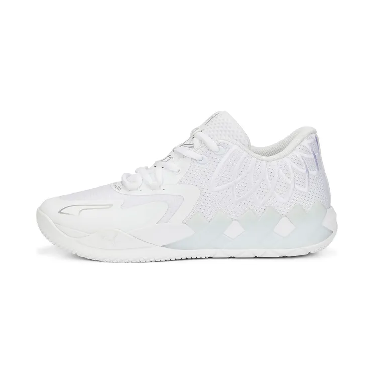 Puma MB.01 Lo basketbalschoenen Silver/White (37694104)