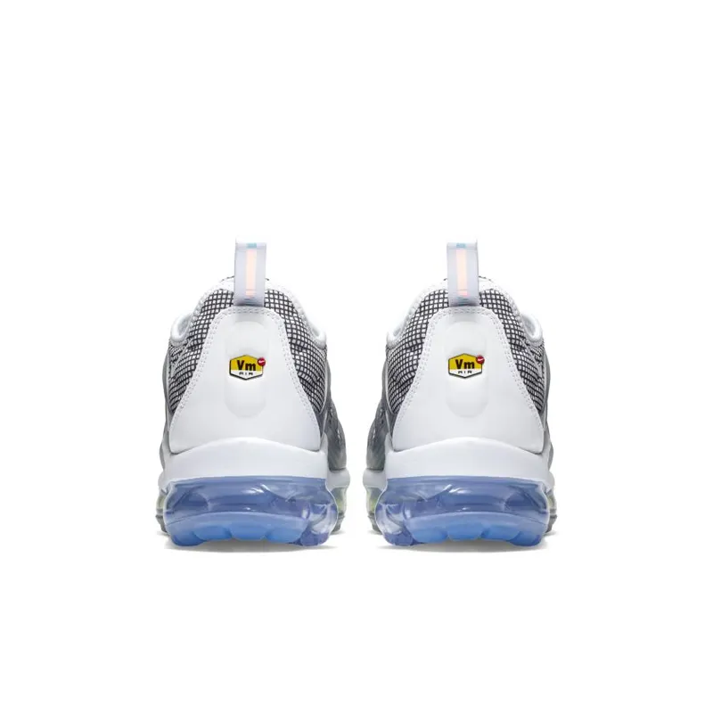 Nike Air VaporMax Plus Grid Print White/Aluminum-Barely Volt-Black (924453-105)