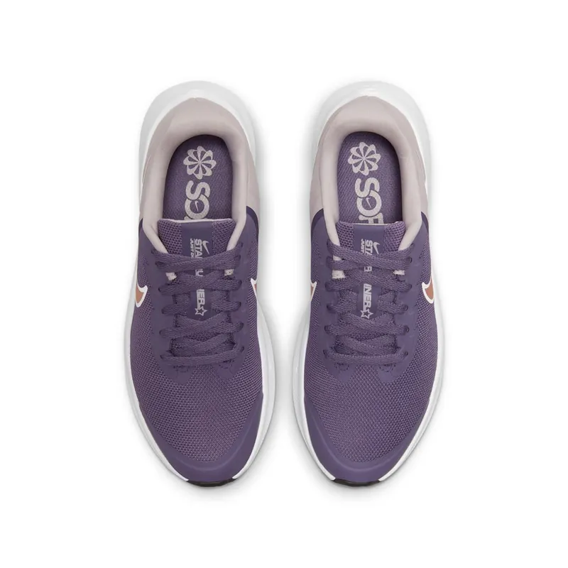 Nike Star Runner 3 Older Kids’ Road Running Purple 50% Sustainable Materials (DA2776-501)