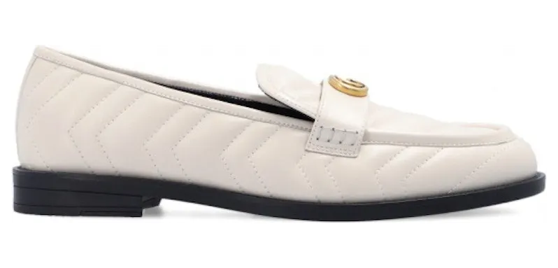 Gucci Marmont Matelassé Loafer White (670399 BKO60 9022)