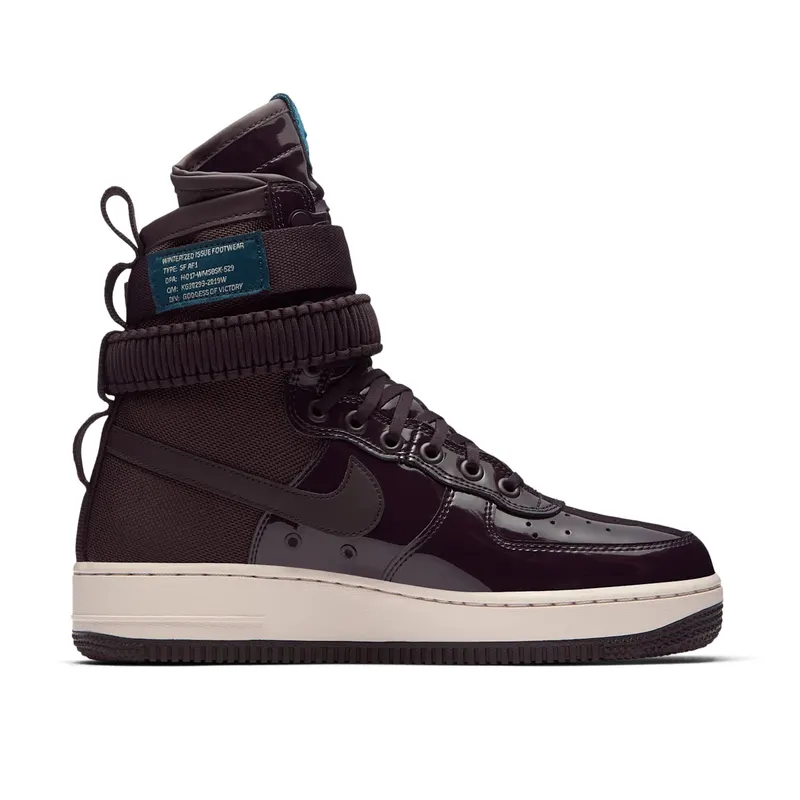 Nike SF Air Force 1 High Ruby Rose Force Is Female Port Wine (W) Port Wine/Port Wine-Space Blue (AJ0963-600)