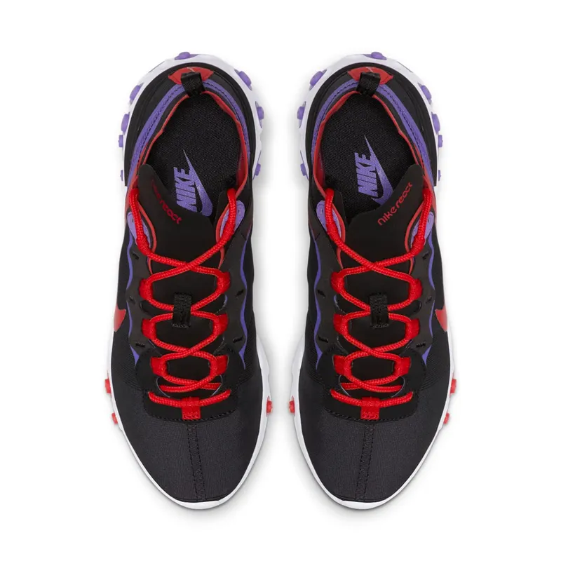 Nike React Element 55 Black University Red (W) Black/University Red/Purple (CQ9903-001)