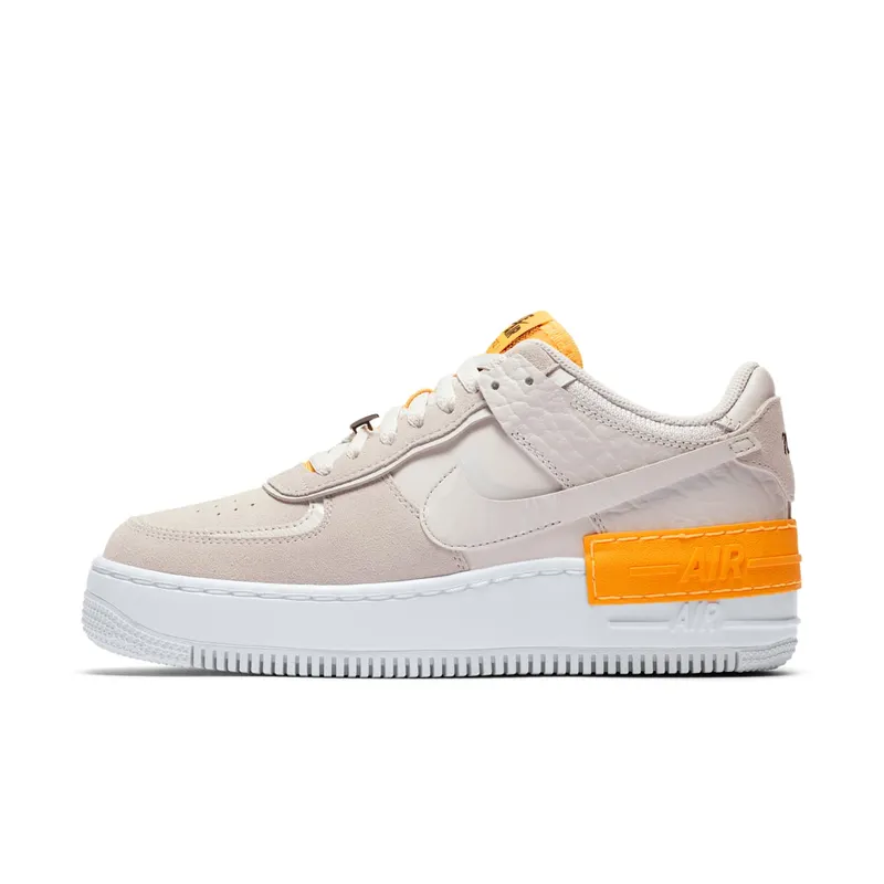 Nike Air Force 1 Shadow Vast Grey Laser Orange (W) Vast Grey/Laser Orange-White-Vast Grey (CU3446-001)