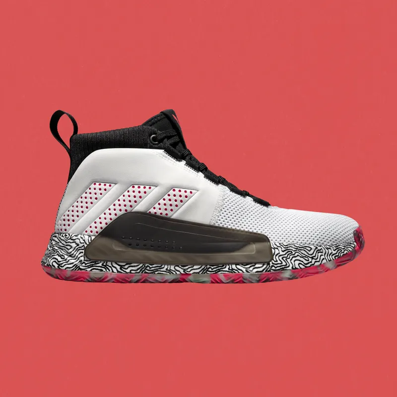 adidas Dame 5 Home White/Black/Red (F36561)