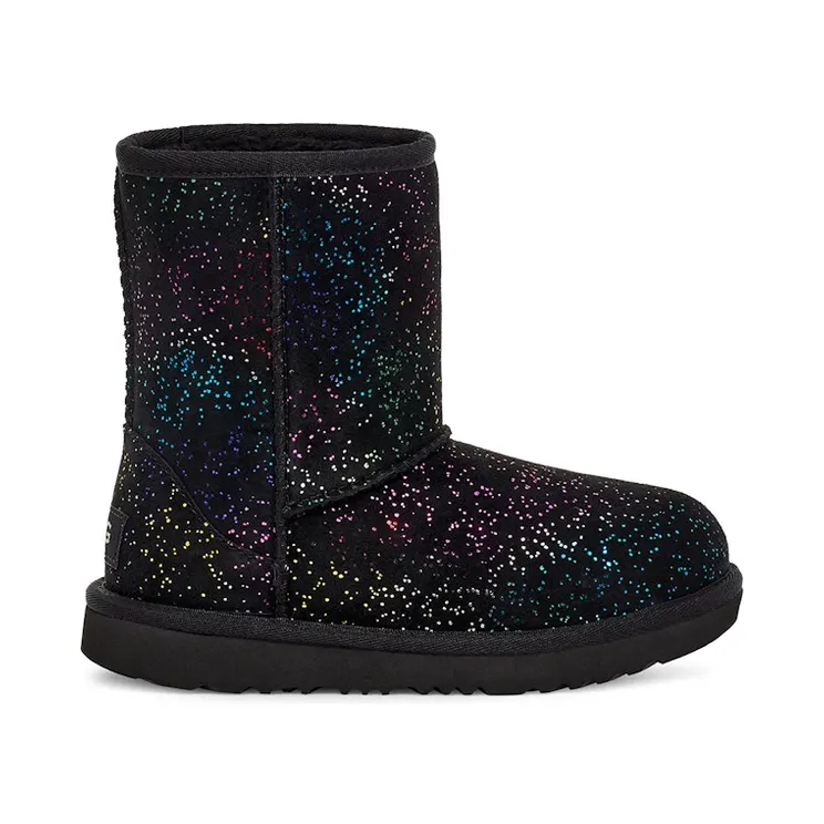 UGG Classic II Shimmer Sky Boot Black Rainbow Metallic (1157708K-BWM)
