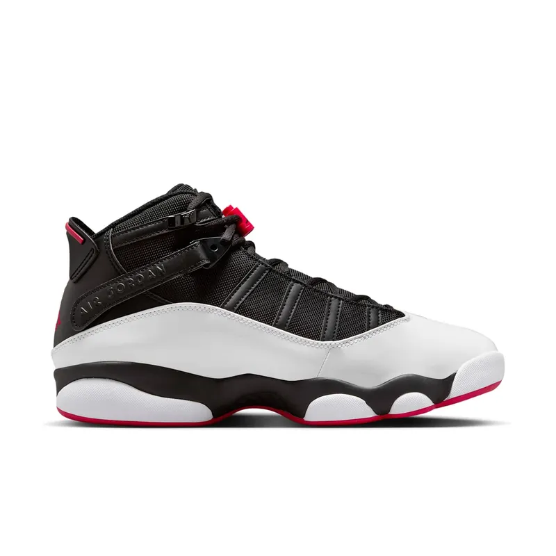 Jordan 6 Rings Black White Varsity Red (322992-067)