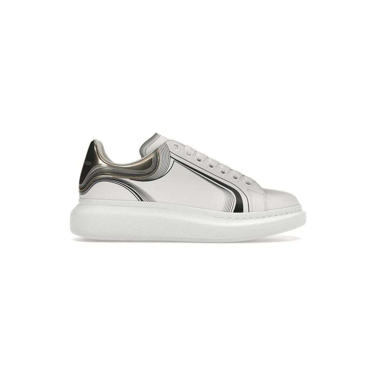 Alexander McQueen Oversized White Silver (750336WIDJP8834)