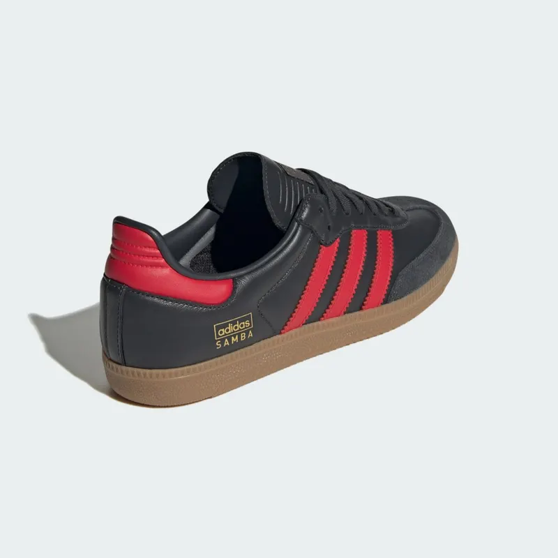 adidas Samba OG Carbon / Better Scarlet / Gum (IG6173)