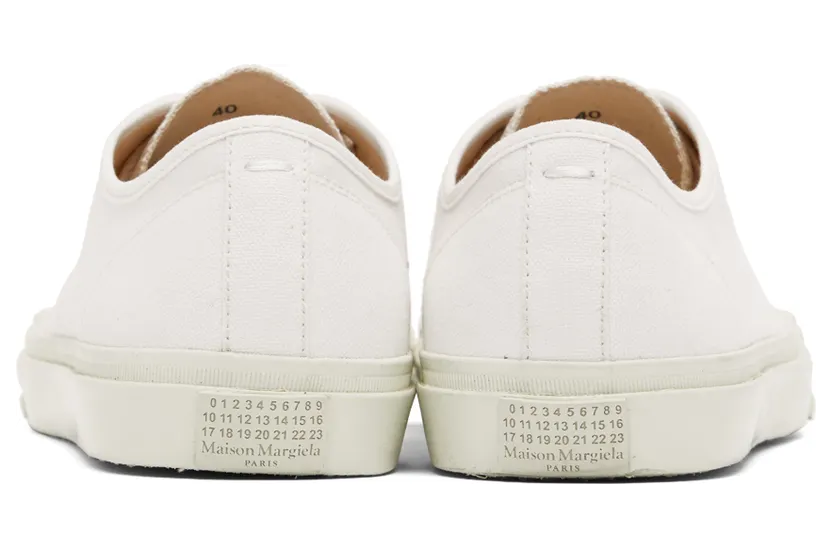 Maison Margiela White Canvas Tabi Sneakers (S37WS0578 P4291) (2)
