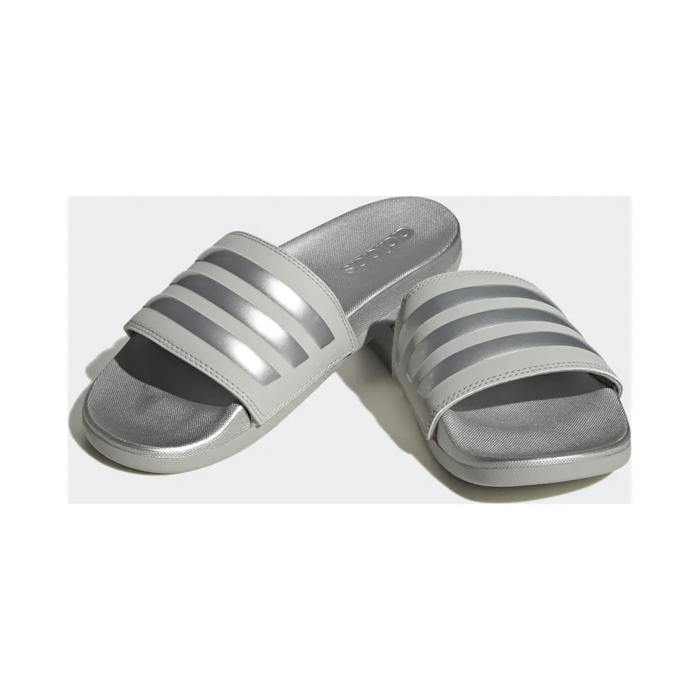 Adidas Adilette Comfort Slides Grey Two / Silver Metallic / Grey Two (H03619)