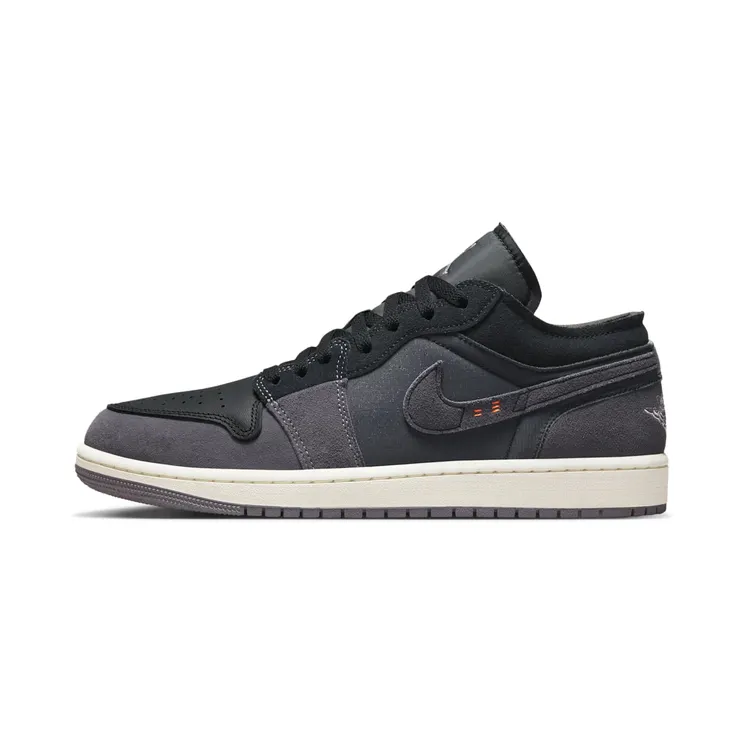 Air Jordan 1 Low SE Craft Inside Out – “Black / Light Graphite / Sail / Cement Grey” (DN1635-001)