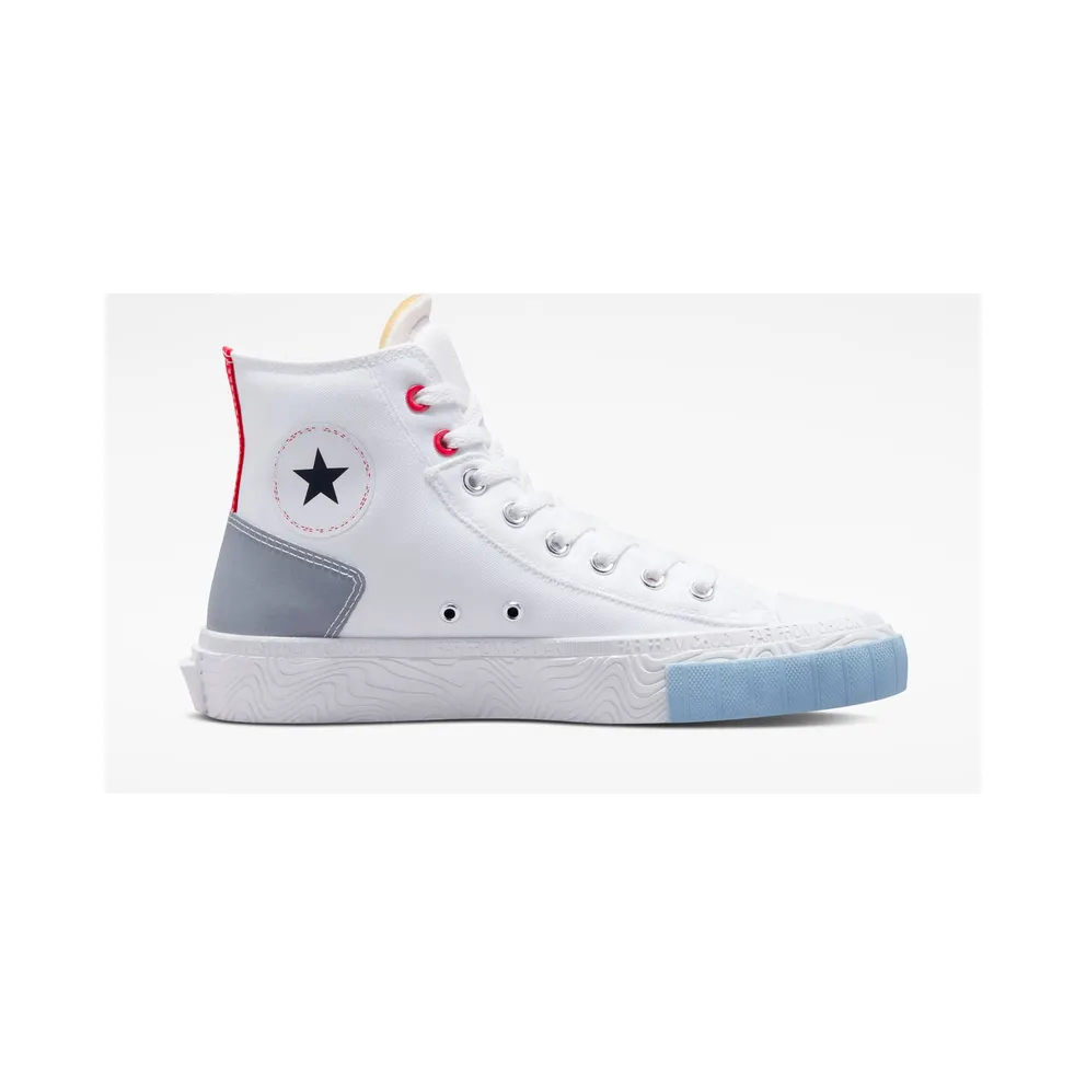 Converse Chuck Taylor Alt Star Reflective Shine Weiß/Rot/Lt Armory Blue (A01420C)