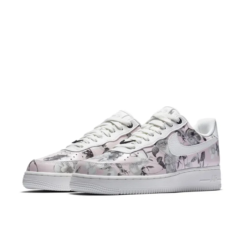 Nike Air Force 1 Low Floral Rose (W) Summit White/Summit White-Summit White (AO1017-102)