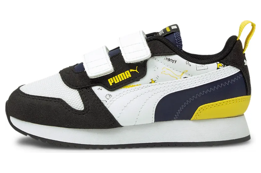 Puma x PEANUTS R78 V kinderen Blauw/Zwart/Wit (375743-01)