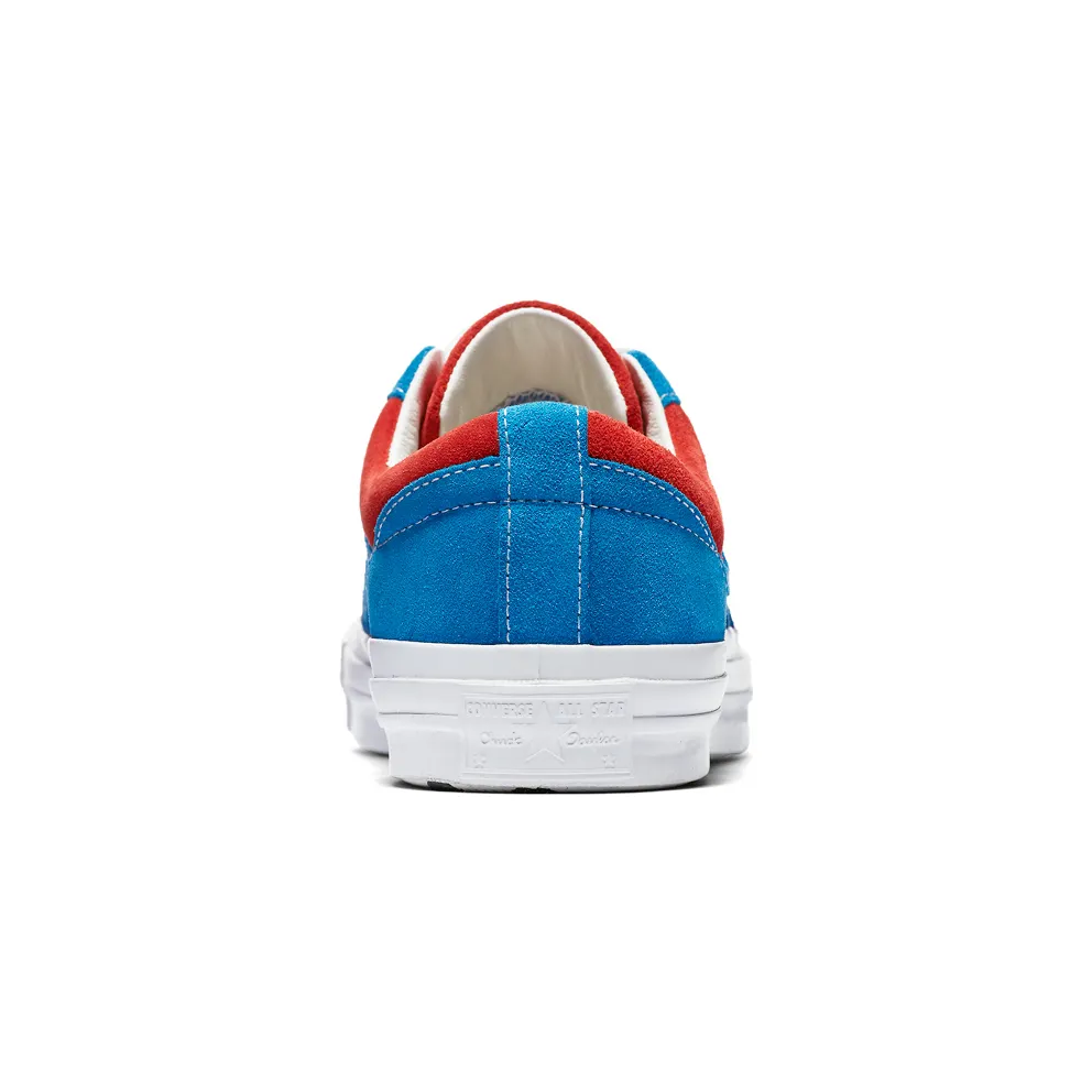 Converse One Star Ox Tyler the Creator Golf Le Fleur Red Blue Molten Lava/Diva Blue-White (162126C)