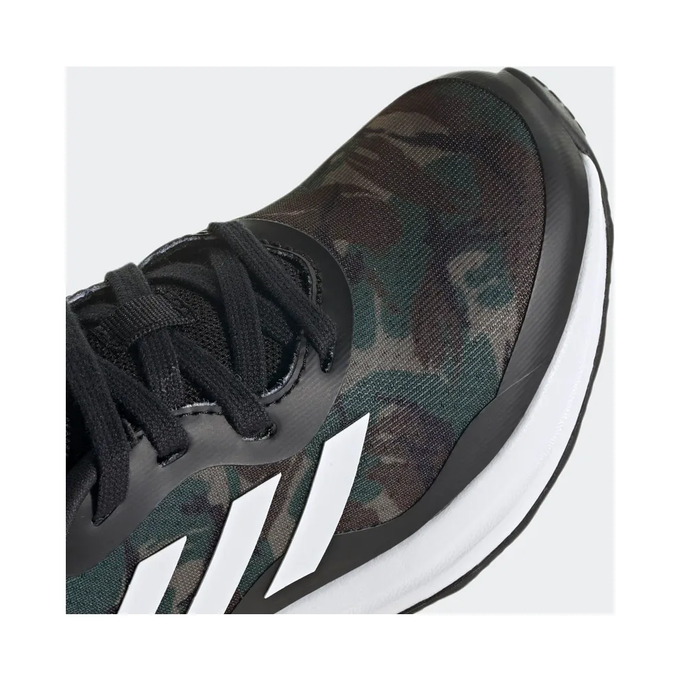 Adidas FortaRun Sport Running Lace Core Black / Cloud White / Green Oxide (GV9466)