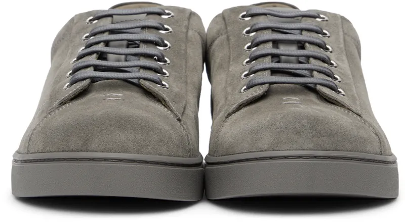 Gianvito Rossi Grey Suede Low-Top (S26340-M1GRE-SUE)