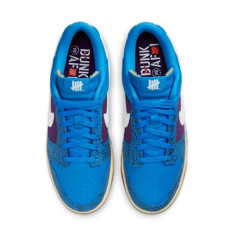 Nike x Undefeated Dunk Low SP vs. AF1 (2021) – “Royal / Purple-white” (DH6508-400)