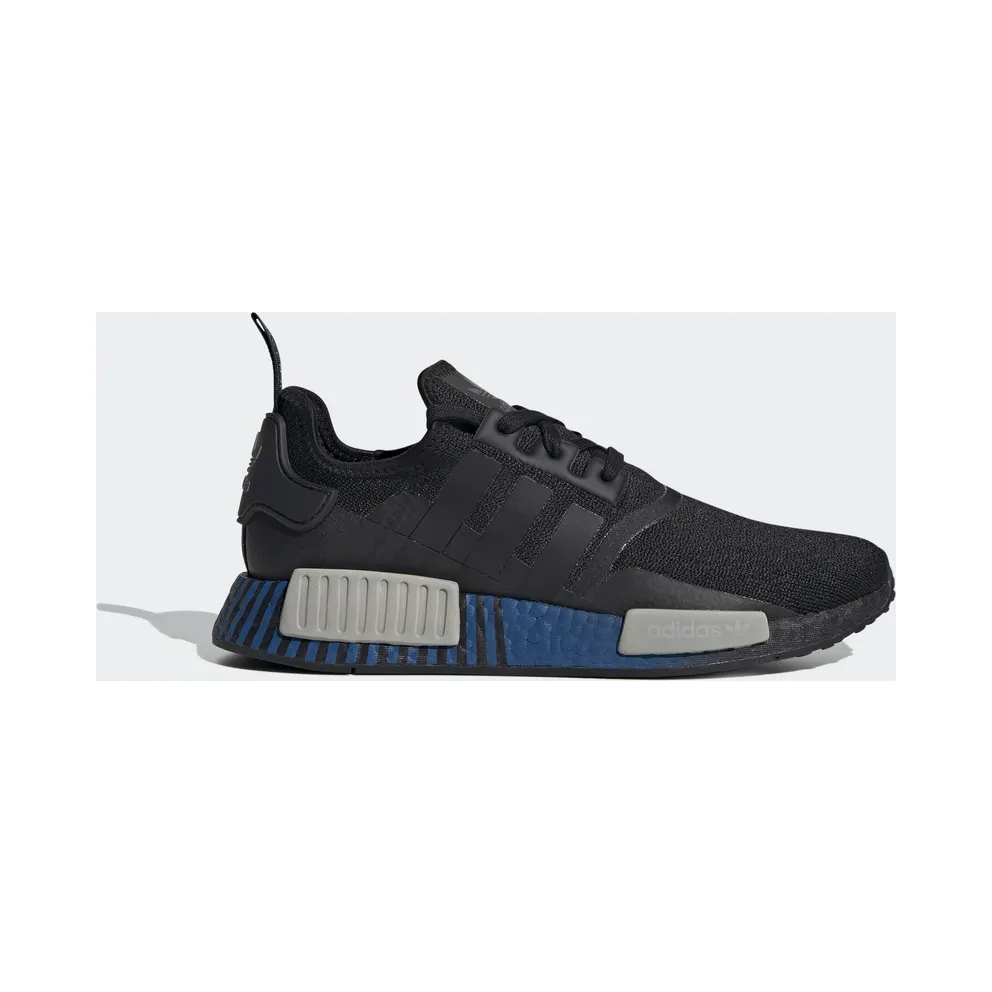 adidas NMD R1 Black Metal Grey Lush Blue (FV3652)