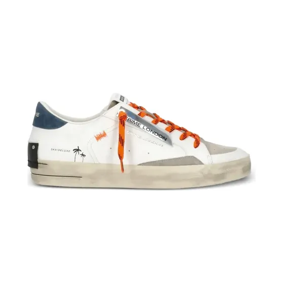 Crime London Sk8 Deluxe met vlakken “White” (19100PP8)