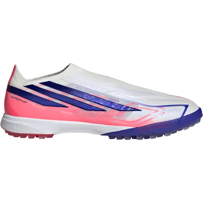 Adidas F50 Hyperfast Pro Laceless TF Multinockenschuhe, weiß, Größe 46 (KK1043)