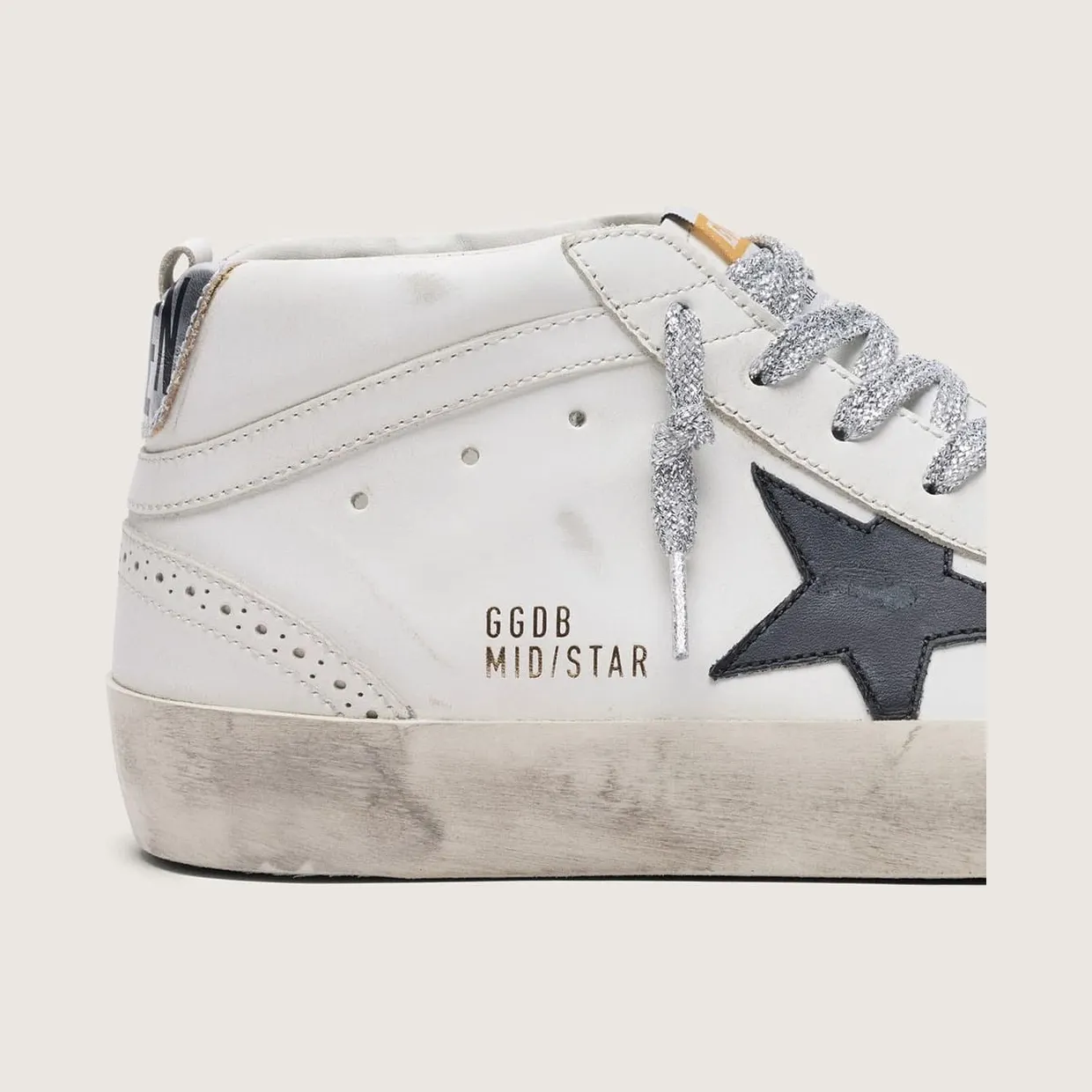 Golden Goose Mid Star With Laminated Heel Tab And Glitter Laces (GWF00122.F001249.10238) (4)