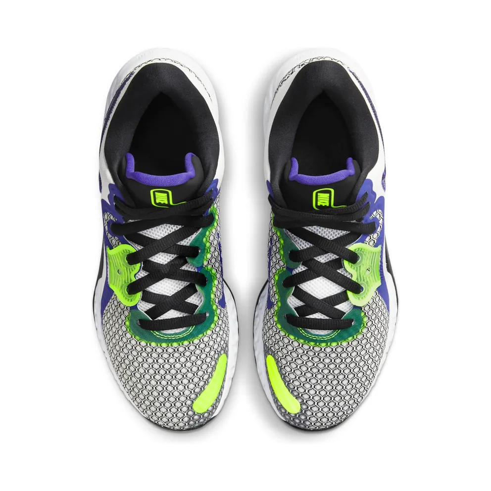Nike Renew Elevate 2 White Volt Indigo (CW3406-101)