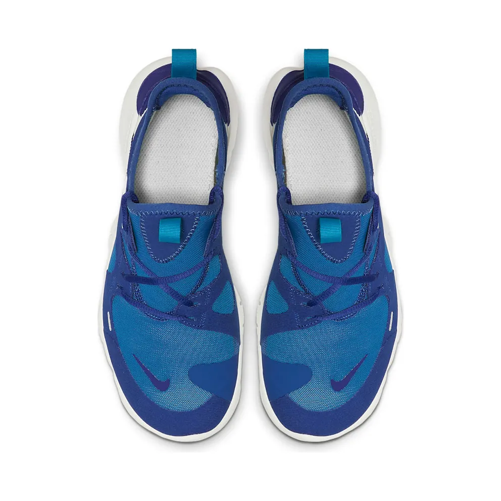 Nike Free RN 5.0 Indigo Force Summit White (GS) Indigo Force/Summit White-Blue Lagoon-Deep Royal Blue (AR4143-401)
