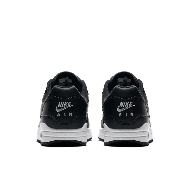 Nike Air Max 1 Jewel Black Silver Black/Metallic Silver-White (918354-001)
