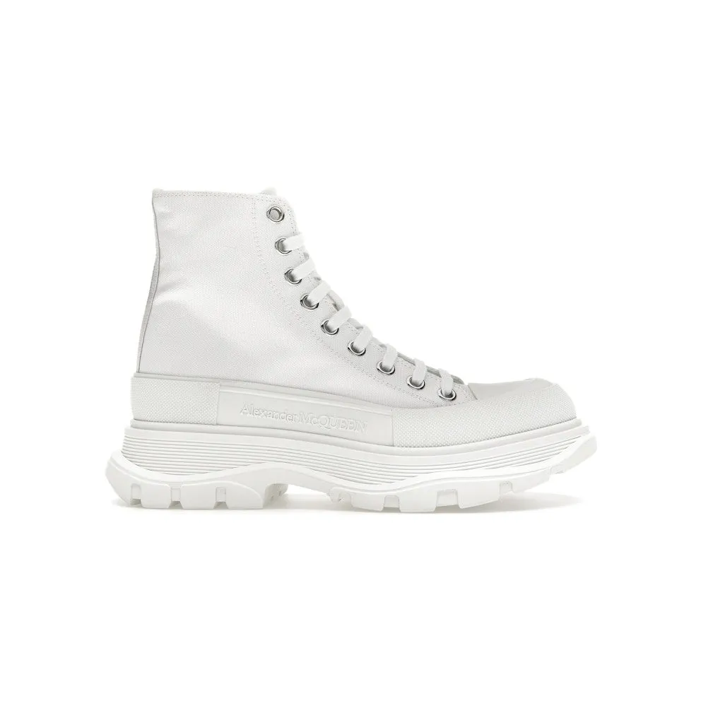 Alexander McQueen Tread Slick Boot Canvas White (611706W4MV29000)