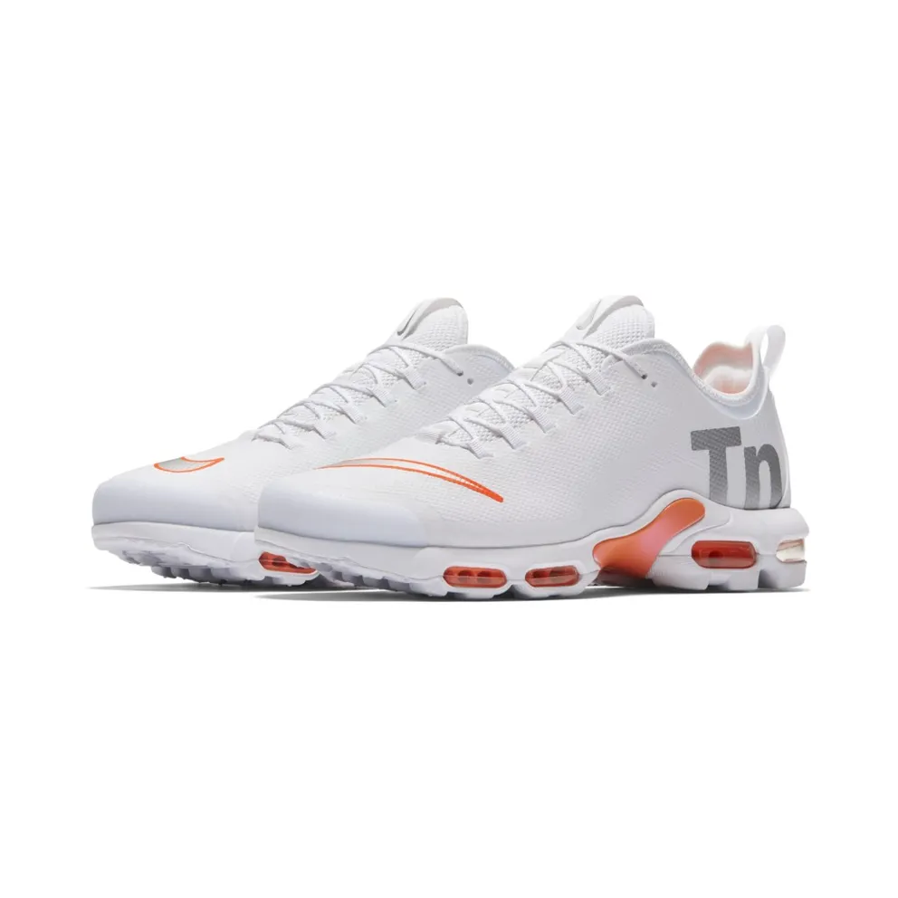 Nike Mercurial TN “White / Total Orange / Metallic Silver” (AQ0242-100)