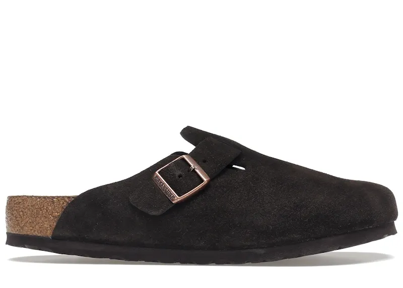 Birkenstock Boston Soft Footbed Suede Mocca (0660461)